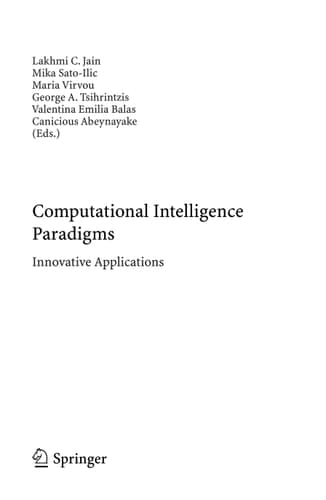 Computational Intelligence Paradigms Innovative Applications