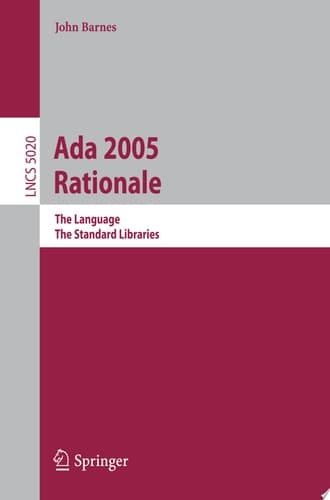 Ada 2005 Rationale The Language, The Standard Libraries
