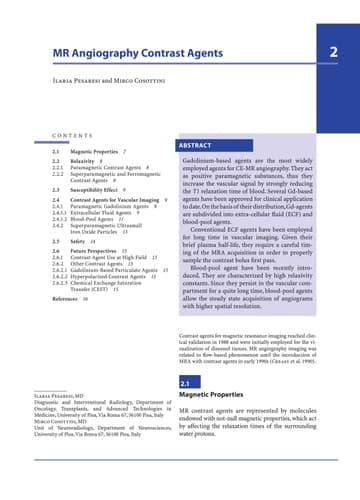 MR Angiography of the Body Technique and Clinical Applications
