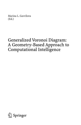 Generalized Voronoi Diagram: A Geometry-Based Approach to Computational Intelligence