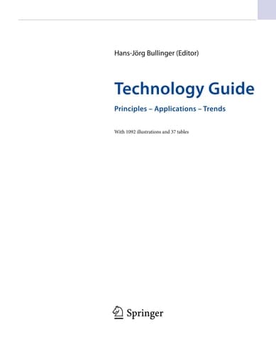 Technology Guide Principles - Applications - Trends