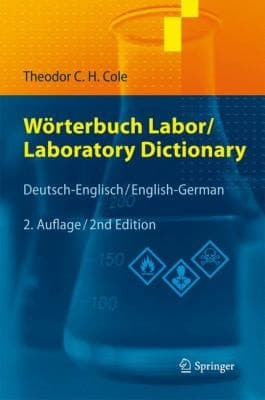 Wörterbuch Labor / Laboratory Dictionary Deutsch/Englisch - English/German