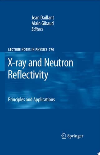 X-ray and Neutron Reflectivity Principles and Applications