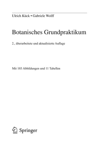 Botanisches Grundpraktikum