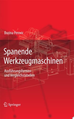 Spanende Werkzeugmaschinen Ausführungsformen und Vergleichstabellen