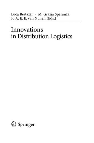 Innovations in Distribution Logistics