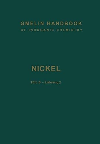 Nickel Teil B — Lieferung 2. Verbindungen bis Nickel-Polonium
