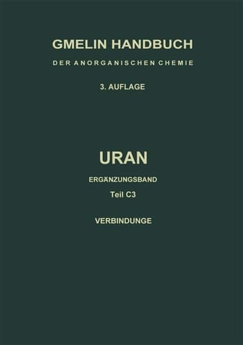 Uran Ergänzungsband. Ternäre und polynäre Oxide des Urans