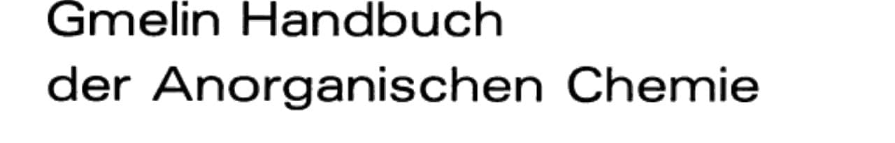 W Wolfram Ergänzungsband Teil B 1. Die Systeme mit Edelgasen, Wasserstoff und Sauerstoff