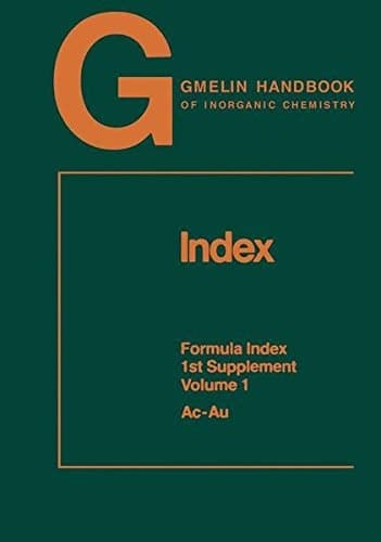 Index 1st Supplement Volume 1