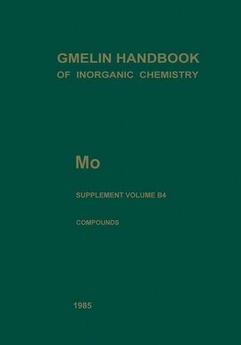 Mo Molybdenum Hydrous Molybdates of Groups VA to VIB Metals (System Nos. 18 to 52)