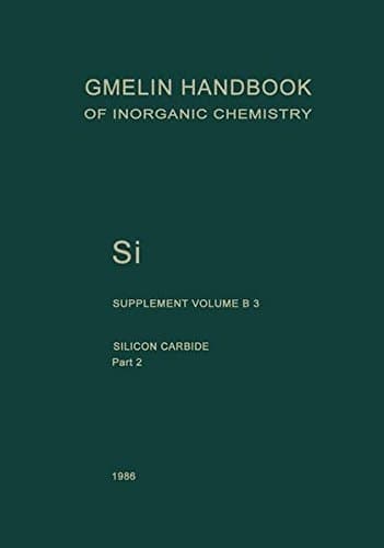 Si Silicon System Si-C. SiC: Natural Occurrence. Preparation and Manufacturing Chemistry. Special Forms. Manufacture. Electrochemical Properties. Chemical Reactions. Applications. Ternary and Higher Systems with Si and C