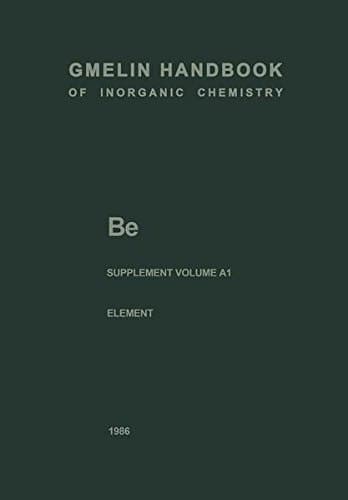 Be Beryllium The Element. Production, Atom, Molecules, Chemical Behavior, Toxicology