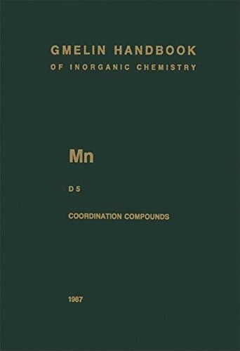 Mn Manganese Coordination Compounds 5