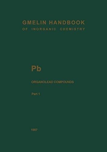 Pb Organolead Compounds Part 1: Tetramethyllead