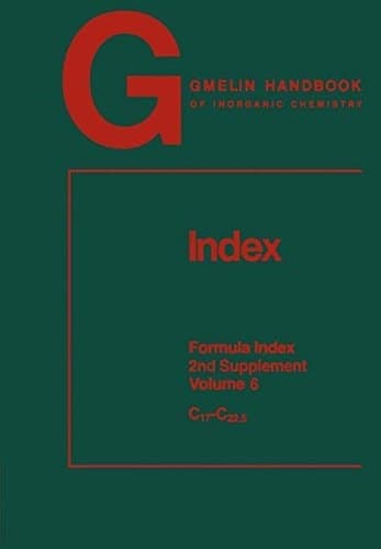 Index Formula Index 2nd Supplement Volume 6 C17-C22.5