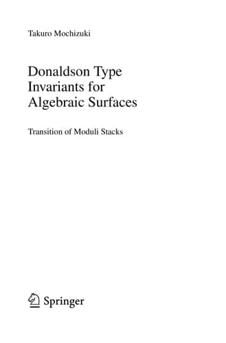 Donaldson Type Invariants for Algebraic Surfaces Transition of Moduli Stacks