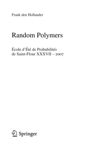 Random Polymers