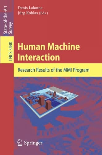 Human Machine Interaction Research Results of the MMI Program