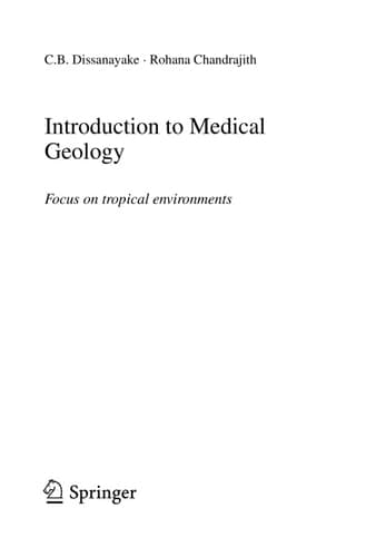 Introduction to Medical Geology