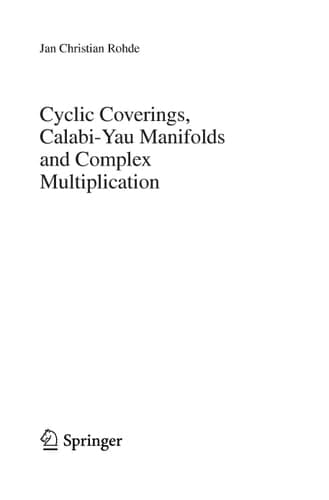 Cyclic Coverings, Calabi-Yau Manifolds and Complex Multiplication