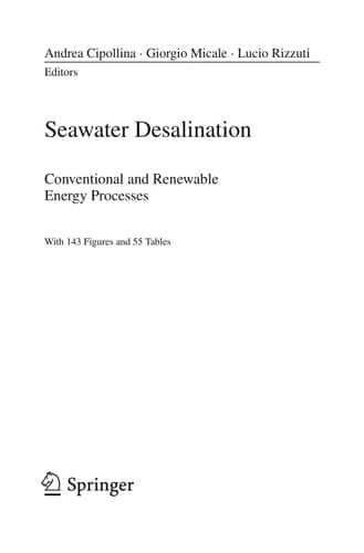 Seawater Desalination Conventional and Renewable Energy Processes