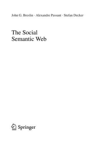 The Social Semantic Web