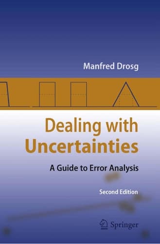 Dealing with Uncertainties A Guide to Error Analysis