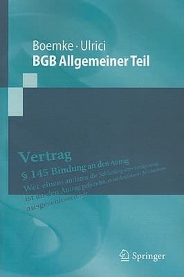 BGB Allgemeiner Teil