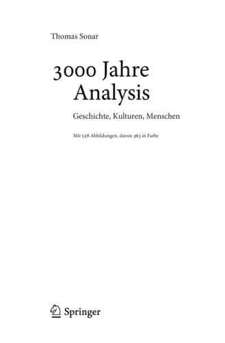 5000 Jahre Geometrie Geschichte, Kulturen, Menschen
