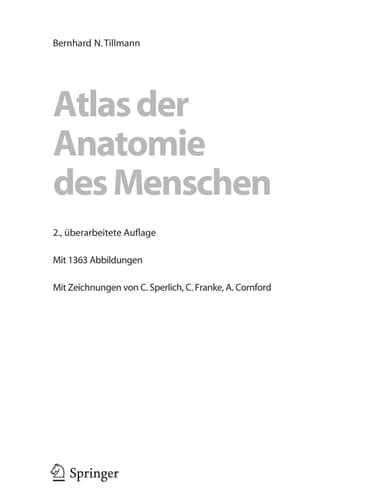 Atlas der Anatomie