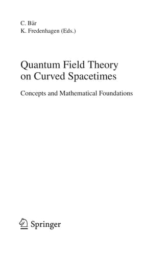Quantum Field Theory on Curved Spacetimes Concepts and Mathematical Foundations