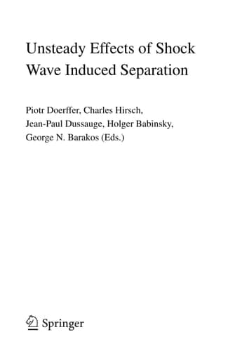 Unsteady Effects of Shock Wave induced Separation