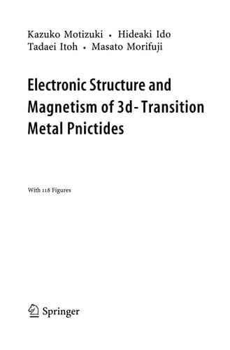 Electronic Structure and Magnetism of 3d-Transition Metal Pnictides