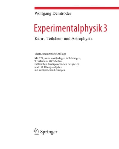 Experimentalphysik 3 Atome, Moleküle und Festkörper
