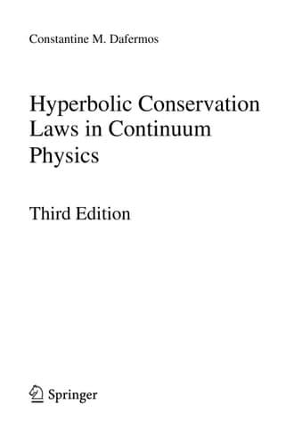 Hyperbolic Conservation Laws in Continuum Physics