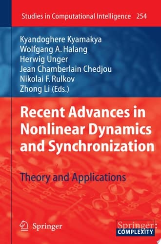 Recent Advances in Nonlinear Dynamics and Synchronization Theory and Applications