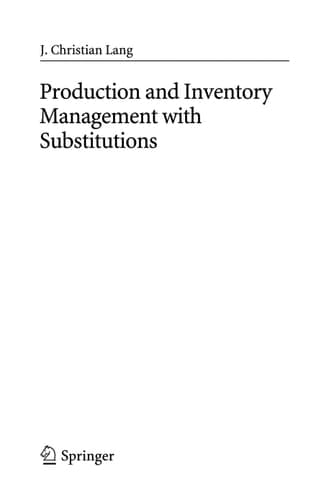 Production and Inventory Management with Substitutions
