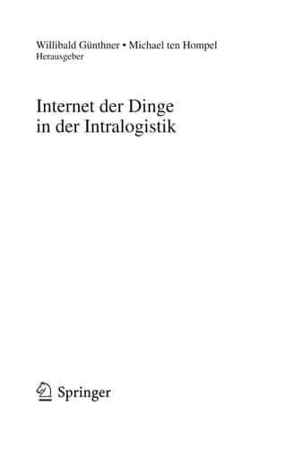 Internet der Dinge in der Intralogistik