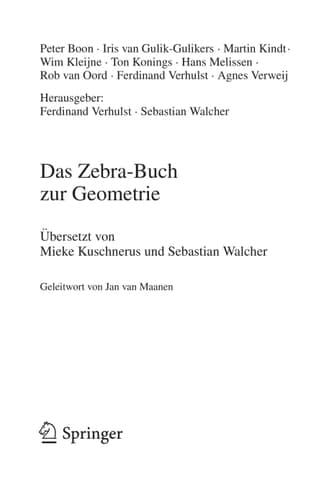 Das Zebra-Buch zur Geometrie