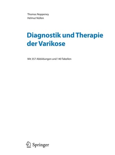 Varikose Diagnostik - Therapie - Begutachtung
