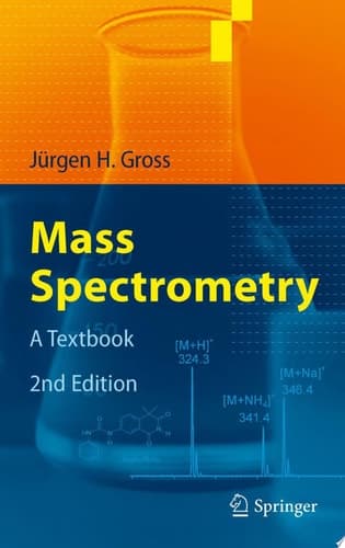 Mass Spectrometry A Textbook