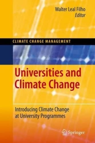 Universities and Climate Change Introducing Climate Change to University Programmes