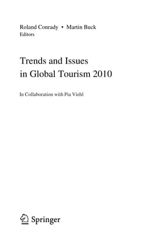 Trends and Issues in Global Tourism 2010