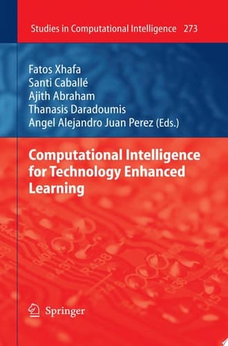 Computational Intelligence for Technology Enhanced Learning