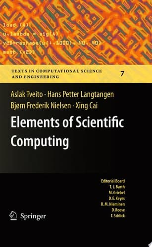 Elements of Scientific Computing