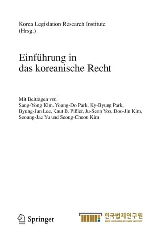 Einführung in das koreanische Recht