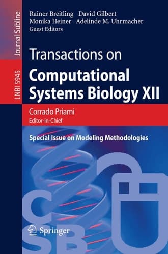 Transactions on Computational Systems Biology XII Special Issue on Modeling Methodologies
