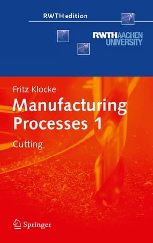 Manufacturing Processes 1 Cutting