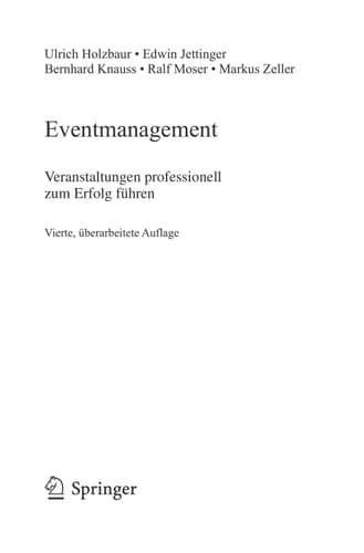 Eventmanagement Veranstaltungen professionell zum Erfolg führen